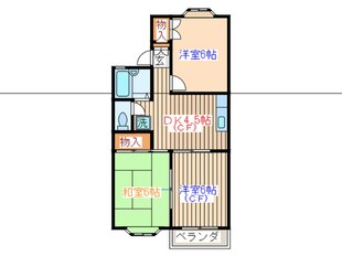 ファ－ストフラッツの物件間取画像